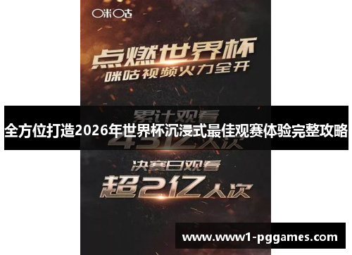 全方位打造2026年世界杯沉浸式最佳观赛体验完整攻略