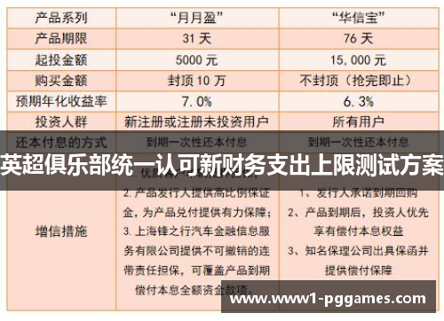 英超俱乐部统一认可新财务支出上限测试方案 英超俱乐部统一认可新财务支出上限测试方案